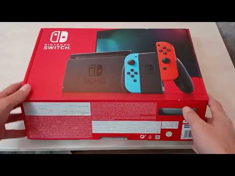 Видео: Распаковка новой Nintendo Switch