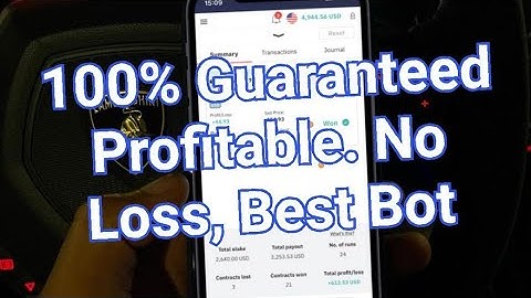 Deriv & Binary Trading - Best Binary Bot Strategy - Start with 20$ - 100% Guaranteed Profitable Bot
