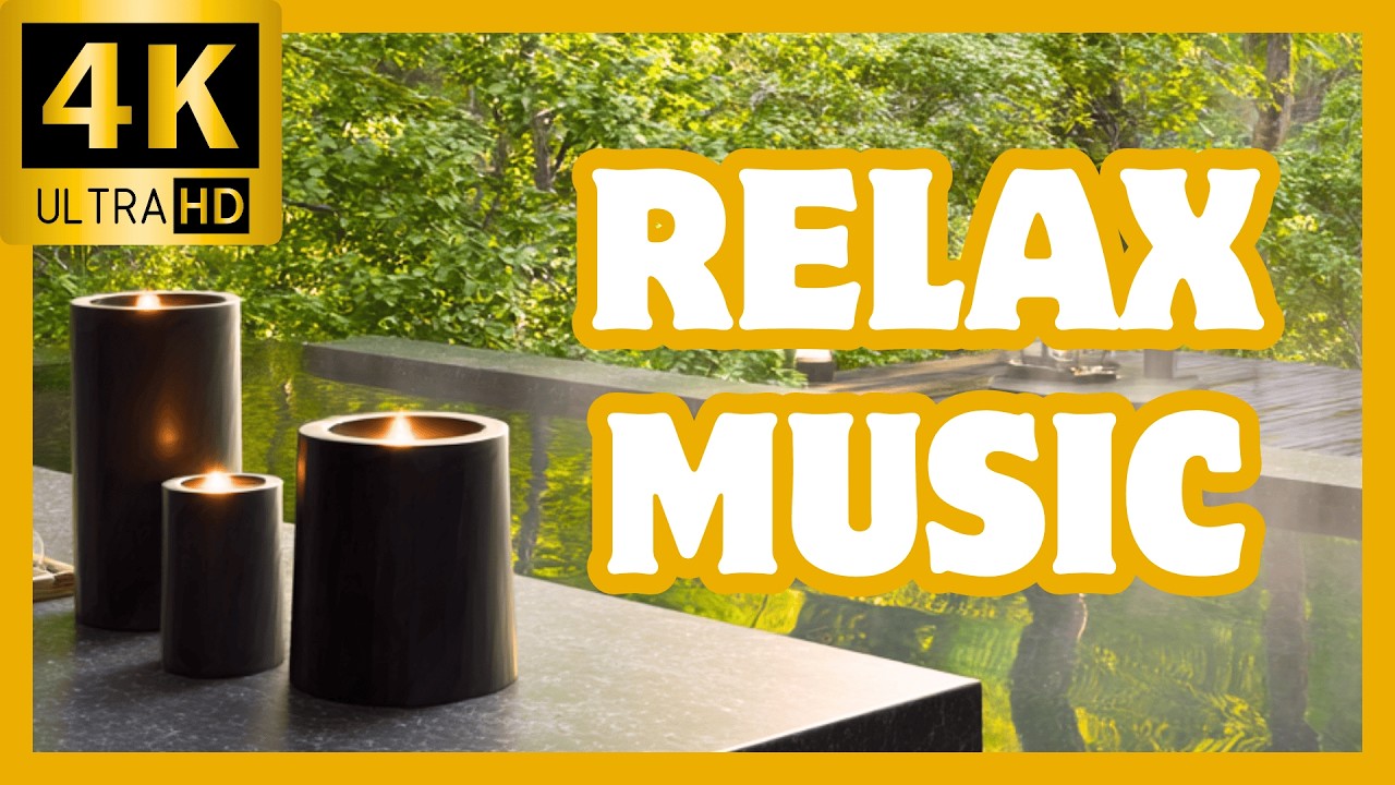 Deep Relaxation Music 🌿 Calm Meditation & Anxiety Relief Background Music (4K)