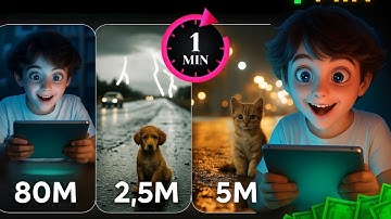 I Created AI Animated Shorts In 1 Min That Go VIRAL in 2025!