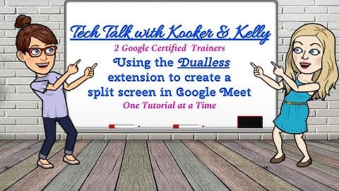 Google Meet with Dualless Extension