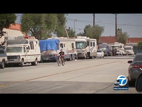 LA County clears encampments in East Gardena - epicenter of RV homelessness