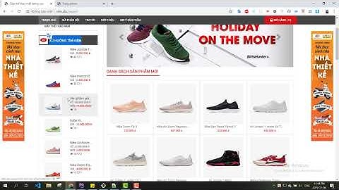 Giới thiệu website bán giày trực tuyến php mysql chuẩn seo - đồ án website bán giày
