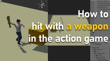 Unity C# : How to hit with a weapon in the action game