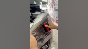 Swift Headlight Wrapping #smokewrap #headlighttint #tintedglass #ppfprotection