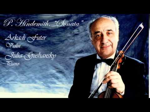 P. Hindemith. Sonata.  Arkady Futer, Violin.  Julia Gushansky, Piano.