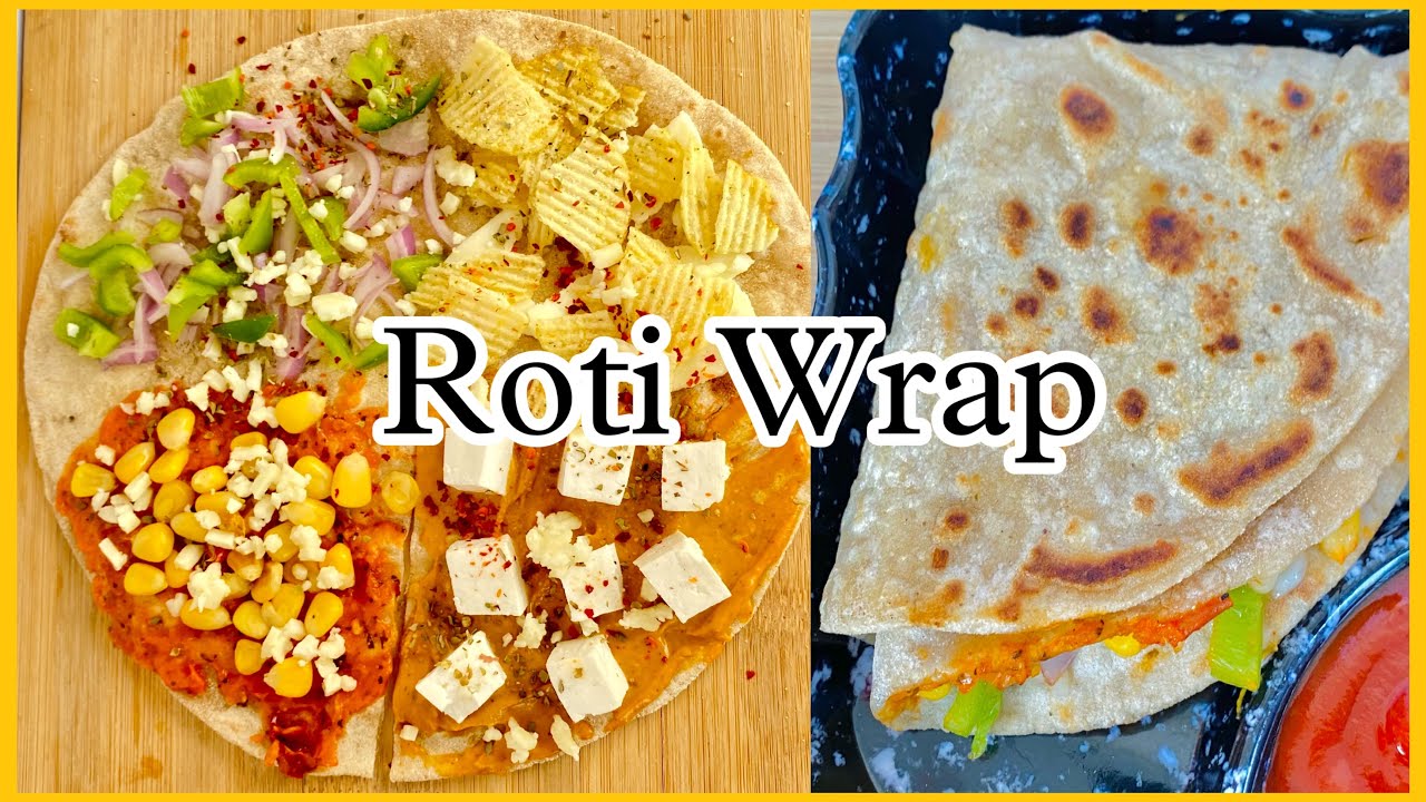 Roti Wrap Recipe 🫓 Delicious Wraps Homemade & Easy रोटी रैप YouTube