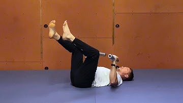 Dumbbell Dead Bug Floor Press