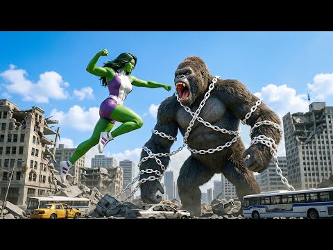 SHE-HULK vs KING KONG EPIC BATTLE! However, HULK Unexpected SAVE Changes Everything!