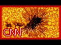 Unprecedented images show sunspot larger than earth