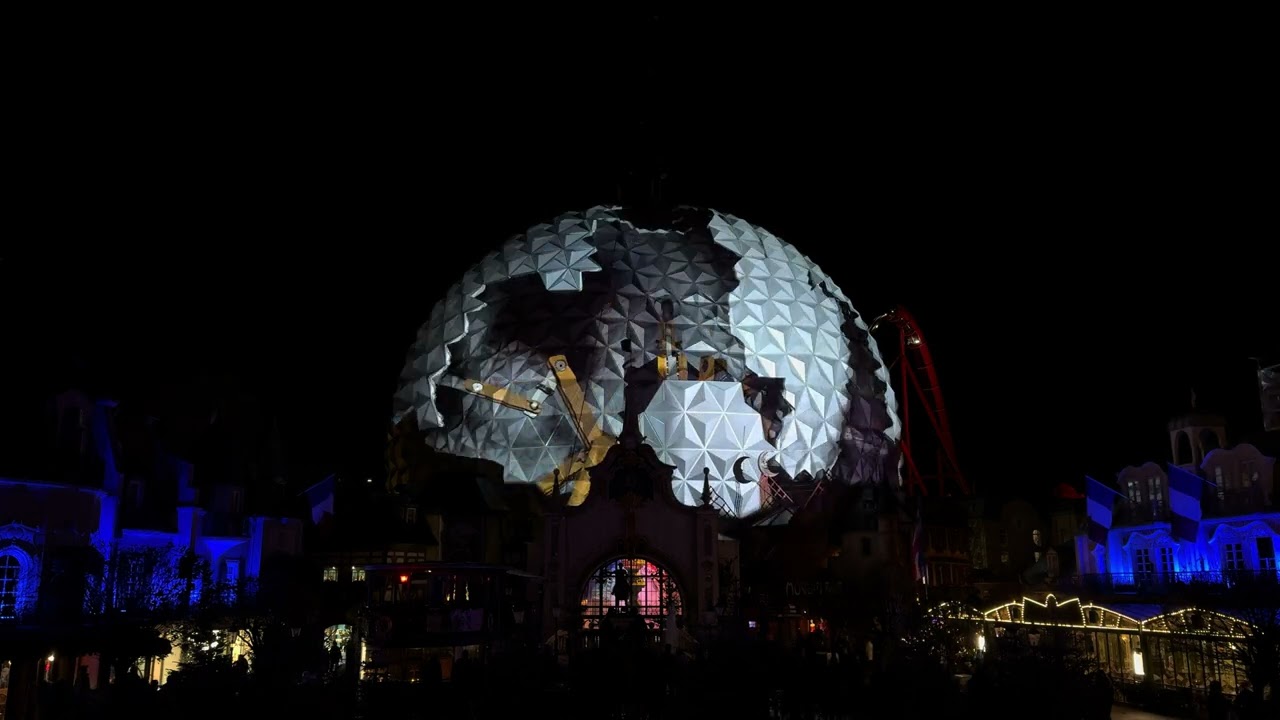 Mapping-Show „Miraculeux“ im Europa-Park - Winterzauber 2024 ​⁠(