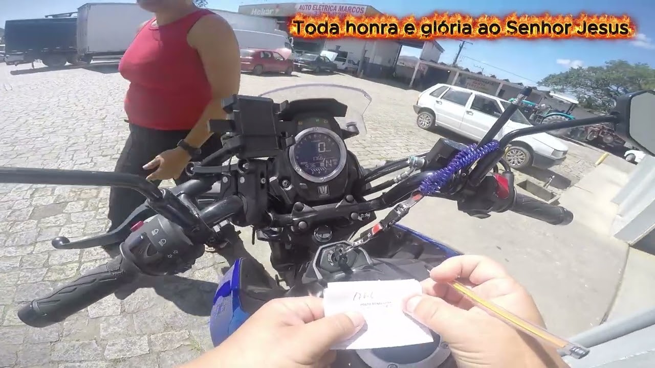 Segunda média de consumo / Haojue DL 160, surpreendeu.