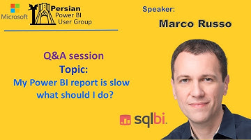 Q&A session: My Power BI report is slow what should I do? - Marco Russo - SQLBI