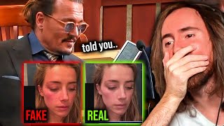 Johnny Depp Expert: How Amber Heard FAKED Abuse 'Evidence' | Asmongold Reacts