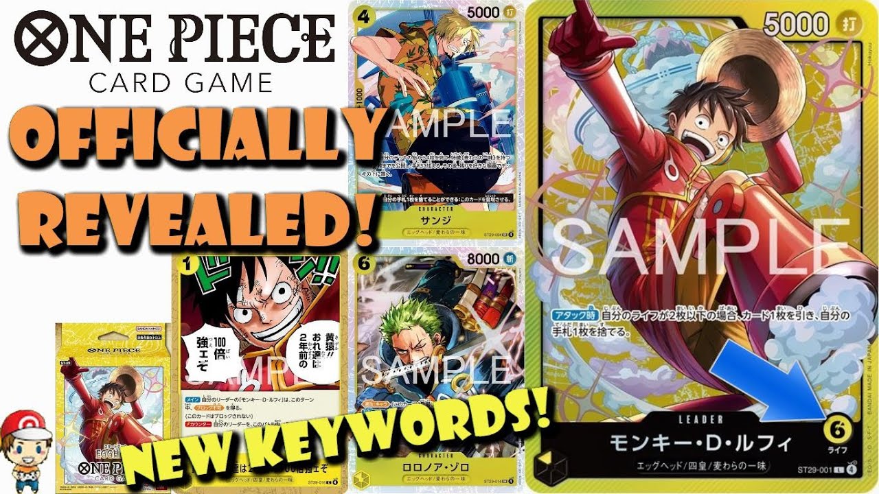 6-Life Luffy Leader! New Keywords! BIG New Cards Officially