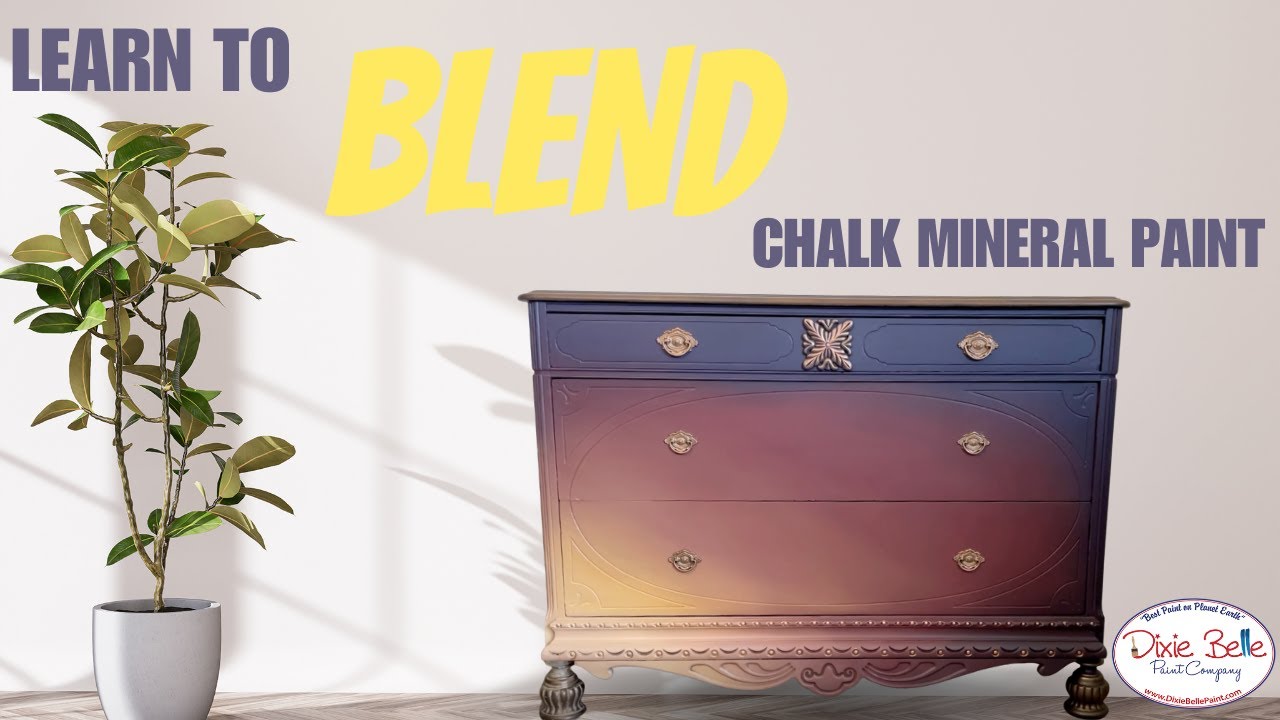 Learn How To Blend Furniture With Ease Using Chalk Mineral Paint