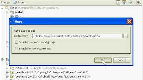 moving package in IntelliJ