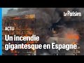 Espagne un incendie impressionnant ravage un immeuble de 14 tages  valence