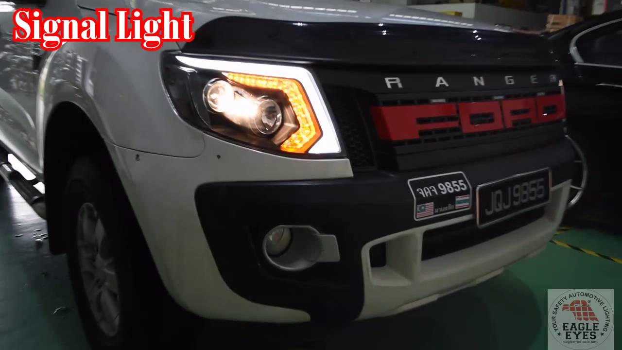 Ford Ranger Xlt >> Eagle Eyes Ford Ranger LED Bar Projector Headlight (HD ... Ford Ranger Xlt >> Eagle Eyes Ford Ranger LED Bar Projector Headlight (HD ...