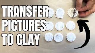 Transfer ANY Image to Clay in MINUTES! Polymer Clay Tutorial
