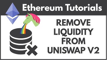 Remove Liquidity from UNISWAP V2  (Sept 2020)