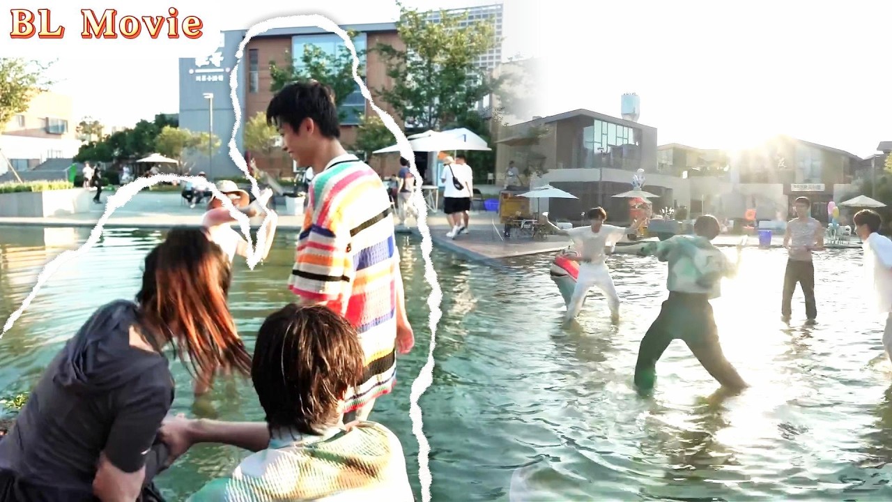 🔥 Финальная сцена! Го Цзы и Да Бао затащили режиссёра в воду, она спряталась за мужа! 🥰💦