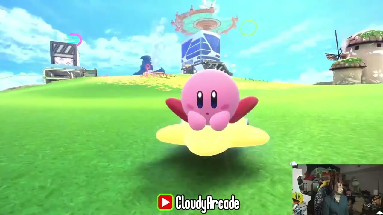 TRYING OUT KIRBY'S AIRRIDERS!!