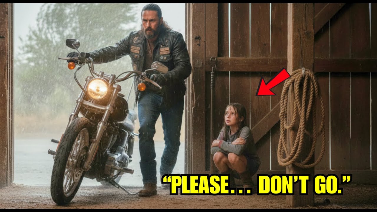 The Hell’s Angels Biker Found the Little Girl Bound in a Stormy Barn and Roared Back