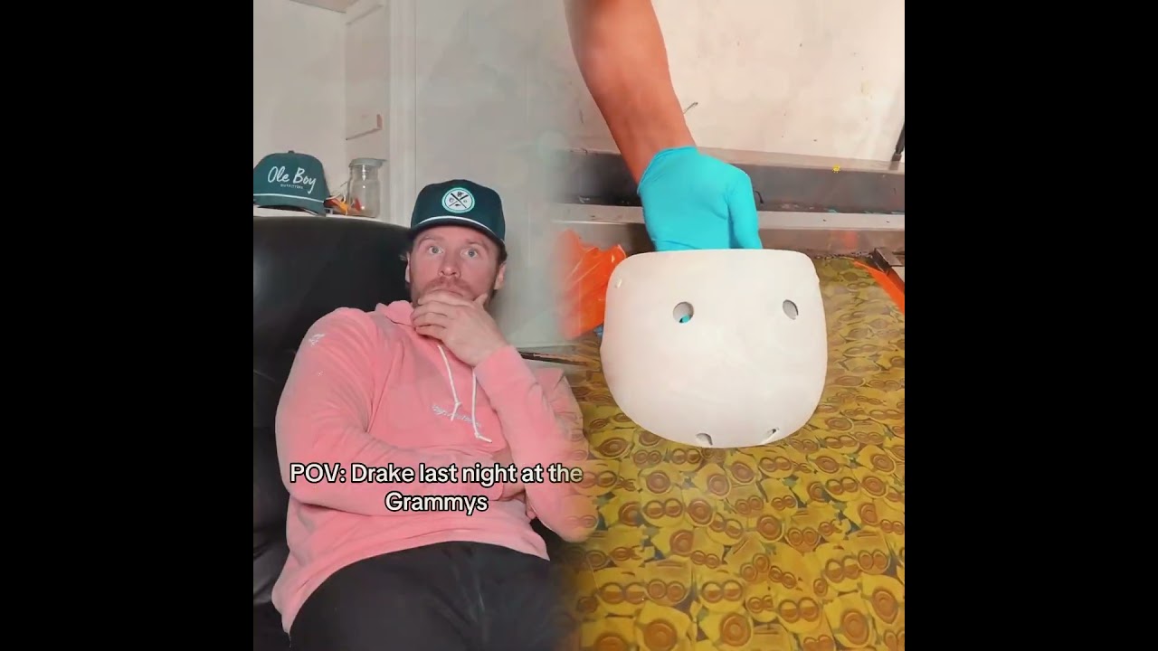 Drake was going through it last night watching the Grammys 