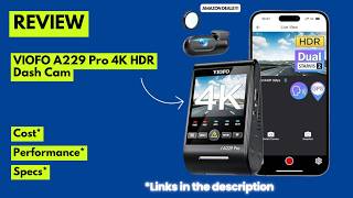 Обзор видеорегистратора VIOFO A229 Pro 4K 🔥 Два датчика STARVIS 2 | Автомобильная камера с ночным...