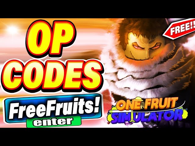 ALL *NEW SECRET CODES* IN ROBLOX ONE FRUIT SIMULATOR