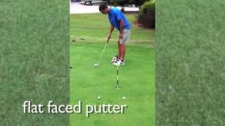Garret Instantly Improves his Putting with The Radi-Eye Putter.