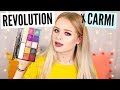 TESTING REVOLUTION KISS OF FIRE PALETTE BY CARMIMUA | sophdoesnails