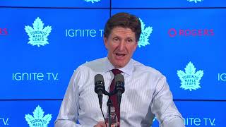 Maple Leafs Post-Game: Mike Babcock - December 23, 2018