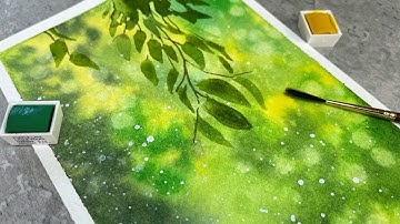 Creating an Enchanted Watercolor Bokeh Forest 🤩