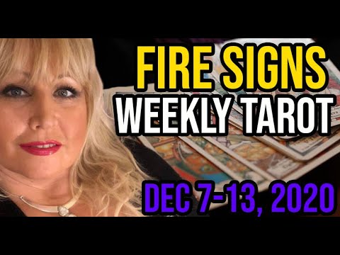 Alison Janes   FIRE SIGNS ASTROLOGY TAROT READINGS 7TH 13TH DEC 2020