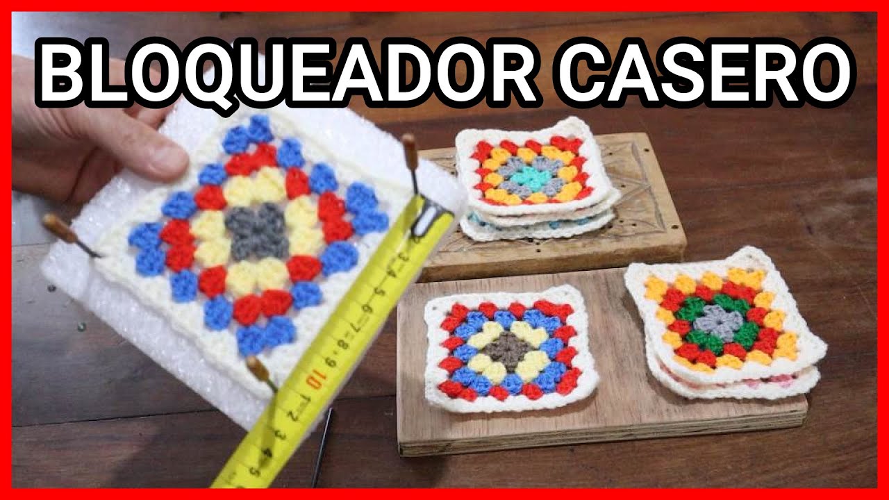 BLOQUEADOR DE GRANNYS EN MADERA - Crochetteando - La tienda de los tejedores