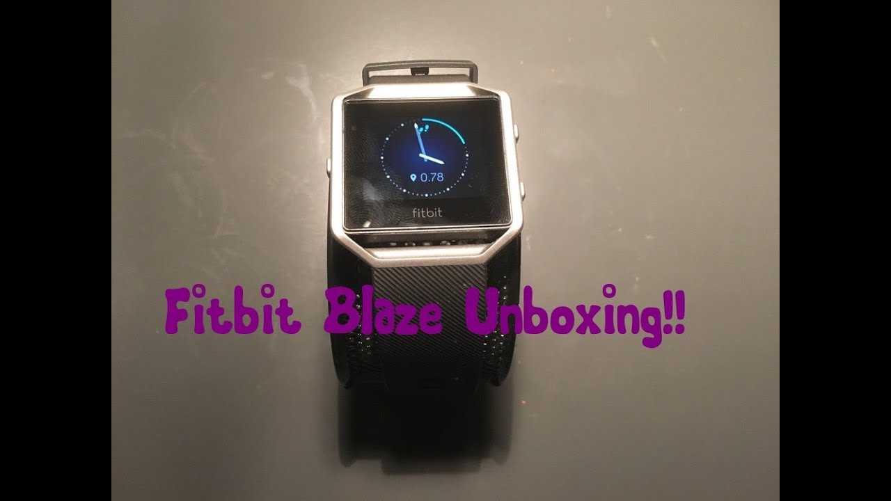 New Fitbit Blaze Unboxing and Setup!! vs Apple Watch