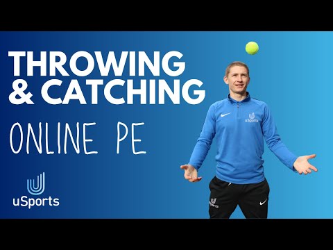 Throwing and Catching Online PE Lesson For Primary School Children And Above (At Home or School)