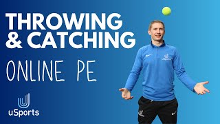 Throwing and Catching Online PE Lesson For Primary School Children And Above (At Home or School)