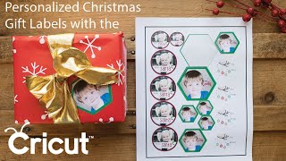 Personalized Holiday Gift Labels with the Cricut