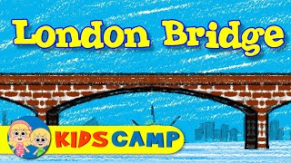 London Bridge is Falling Down | Nursery Rhymes And Kids Songs by KidsCamp