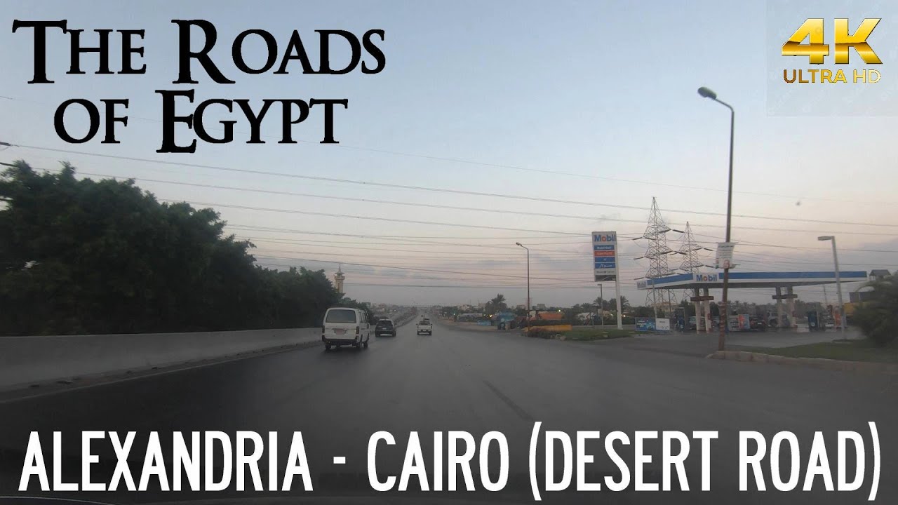 Александрия → Каир, Desert Road - Вождение в Каире, Египет 🇪🇬