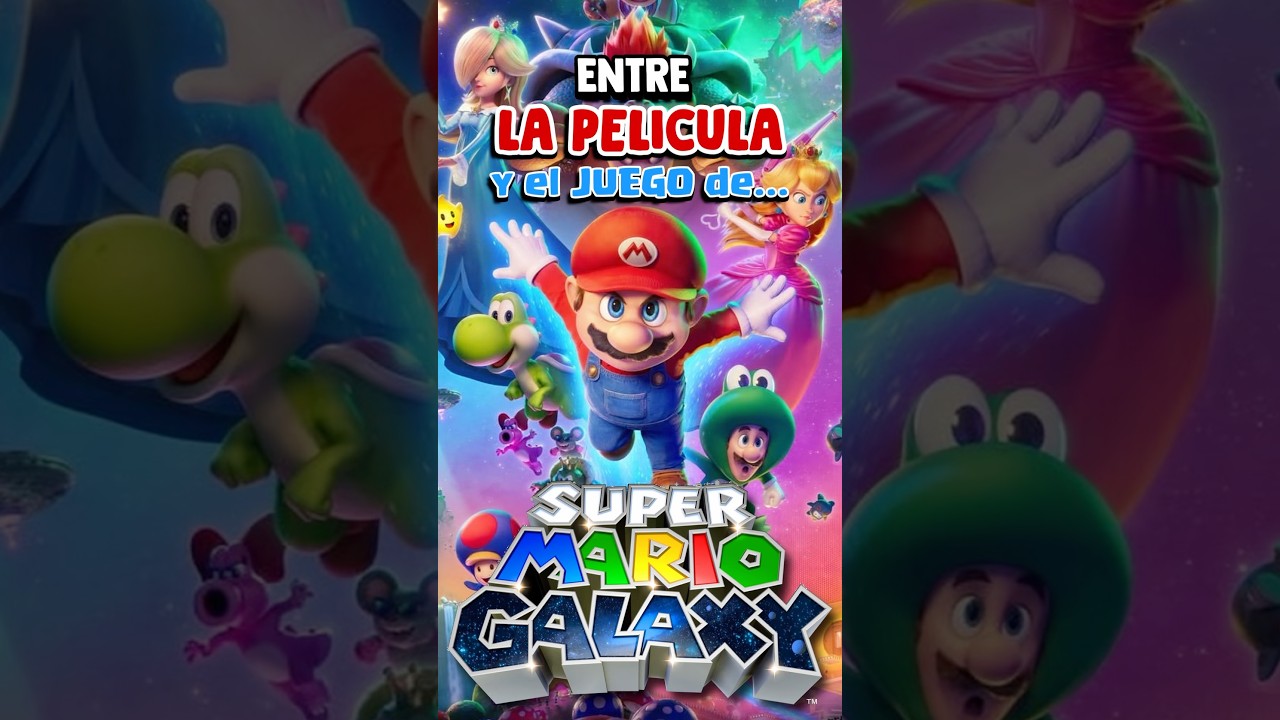 SUPER MARIO GALAXY GAME VS MOVIE #supermario #supermariogalaxy #videojuegos #nintendo #gaming