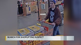 Police search for shoplifting suspect