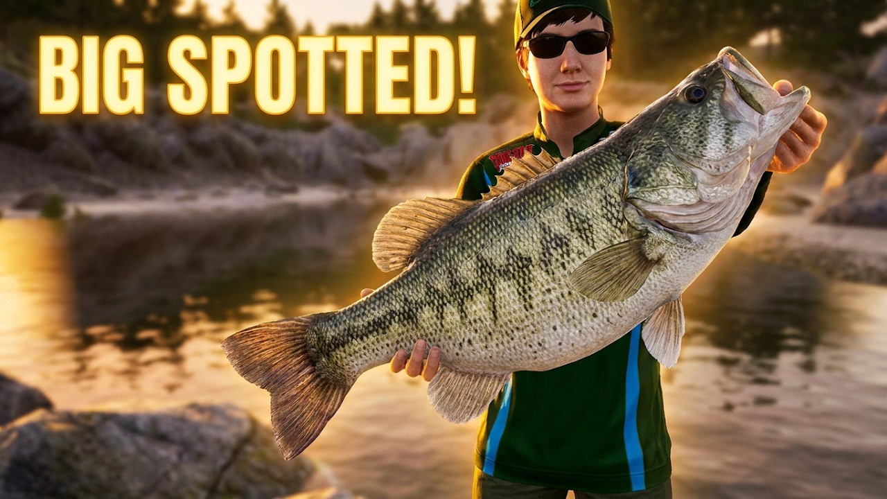 Fishing Sim World Pro Tour Lake Travis Bass Hotspot – Big Spotted Bass Location
