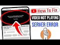 Fix there was a problem with the server 400 youtube problem, There was a problem with the server