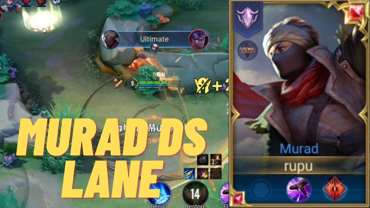 AoV : MURAD PRO GAMEPLAY | MURAD DS LANE| - ARENA OF VALOR