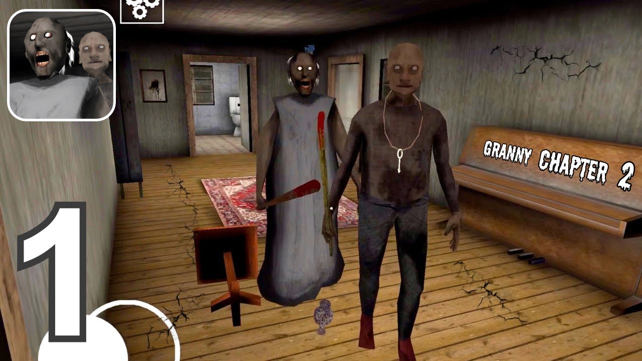 First Day in Granny & Grandpa House Granny Chapter 2 - Horror Game (IOS ...