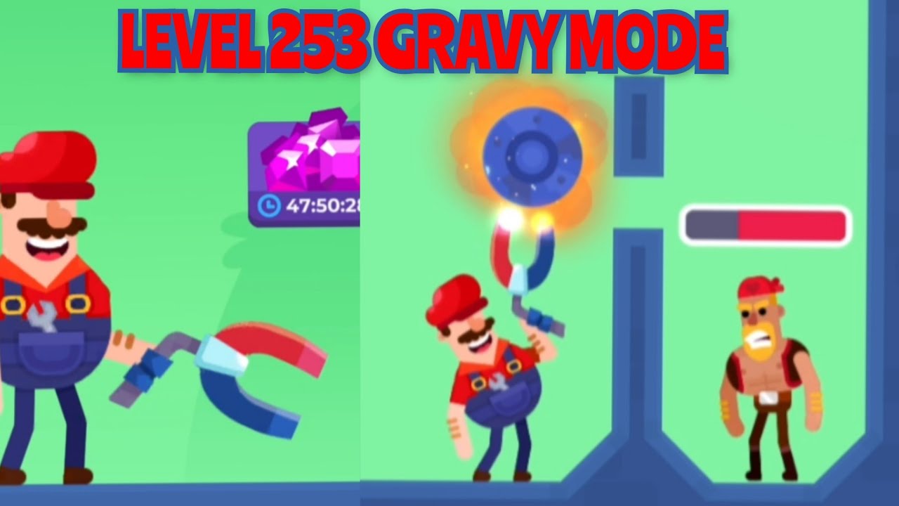 Hitmasters boss fight / level 253 gravy mode / Mario skin / हिटमास्टर्स